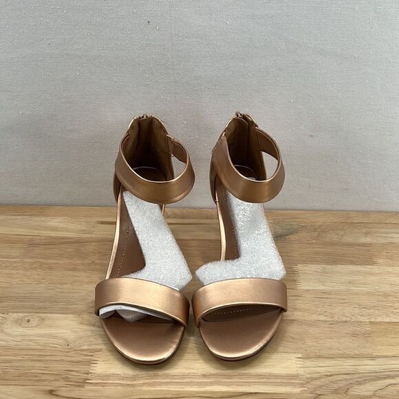 Style & Co Paycee Two-Piece Dress Sandals- Rose Gold Shine- Various Sizes - Picture 2 of 7